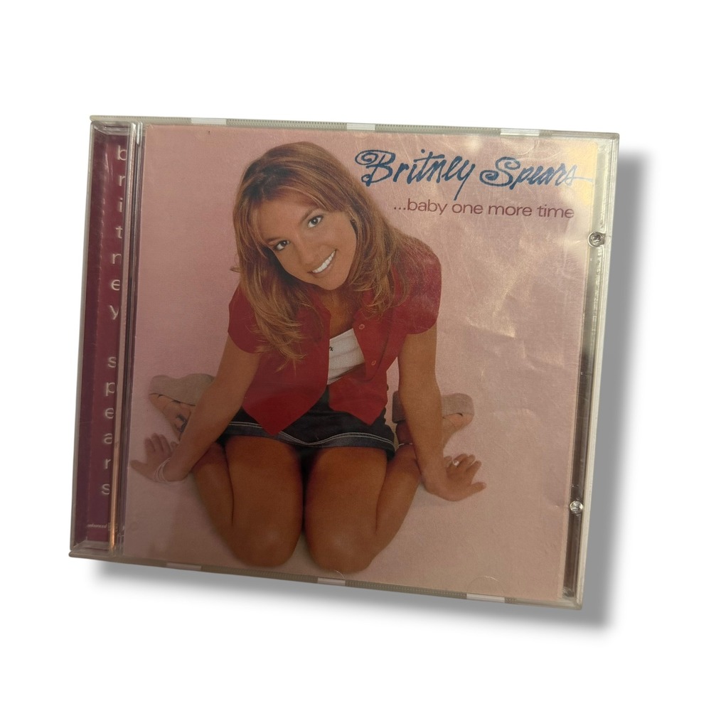 Britney Spears Baby One More Time CD 1999 Debut Album Enhanced with Poster